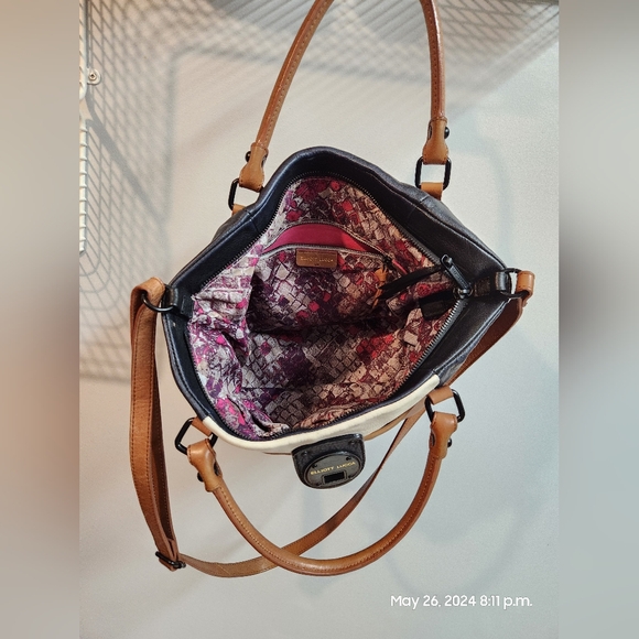 Medium Elliot Lucca leather tote bag - Picture 3 of 13